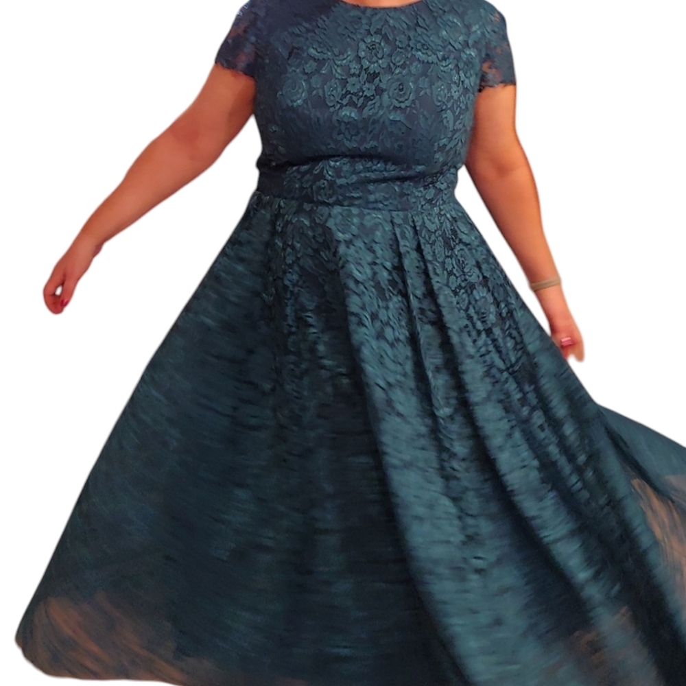 JJ'S House NWT Women's sz 18 high/low gown, color Ink Mother of the bride/groom